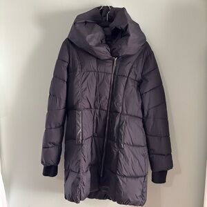 French Connection Charcoal Puffer Coat